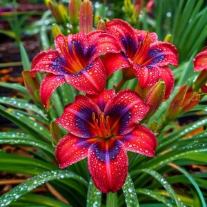 Лилейник Солар Вин купить по цене от 329р. в интернет-магазине «Посадика» с доставкой почтой в в Анжеро-Судженске и по всей России – [изображение №1].