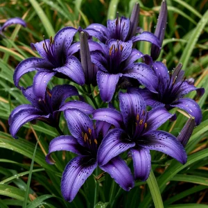 Лилейник Блю Айрис купить по цене от 324р. в интернет-магазине «Посадика» с доставкой почтой в в Анжеро-Судженске и по всей России – [изображение №1].