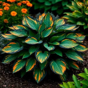 Хоста Бархатный Полог купить по цене от 560р. в интернет-магазине «Посадика» с доставкой почтой в в Анжеро-Судженске и по всей России – [изображение №1].